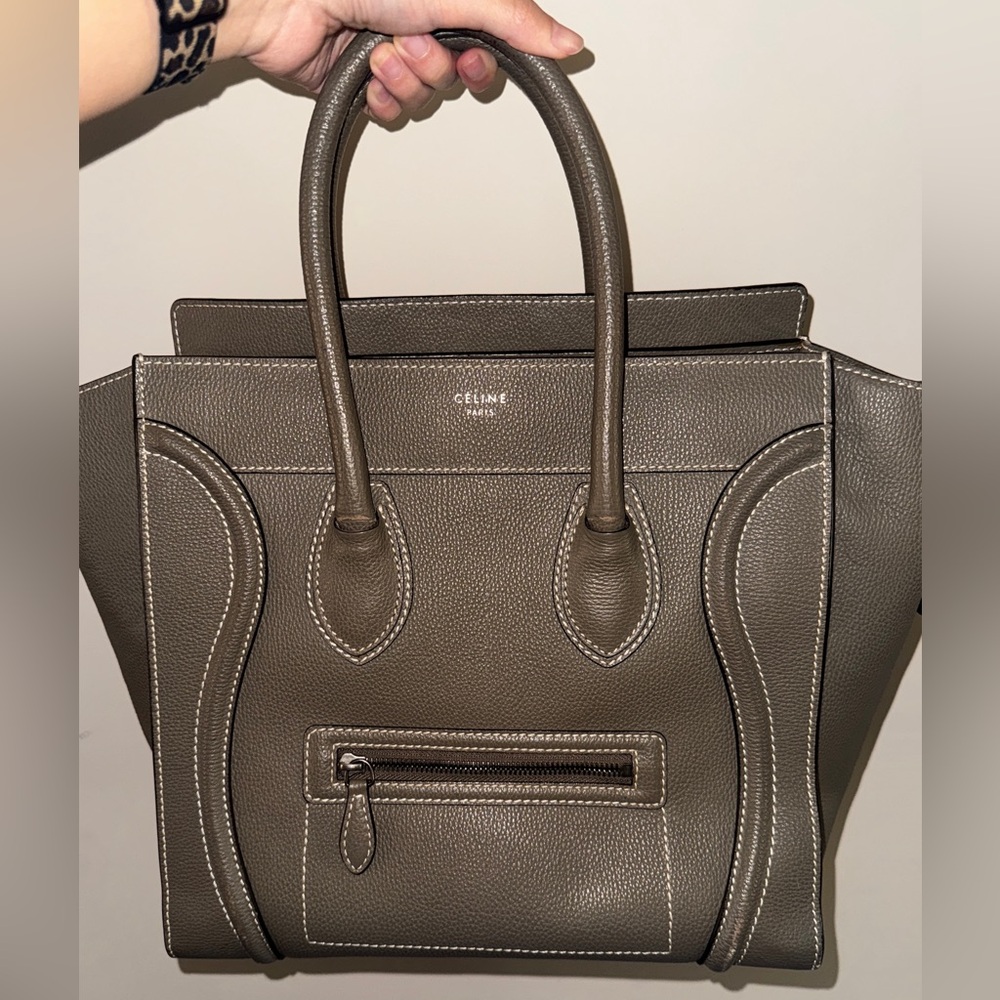 Celine Luggage Bag - Souris color, Mini size
